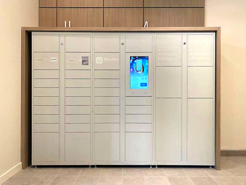 BlueBox Smart Locker on Site
